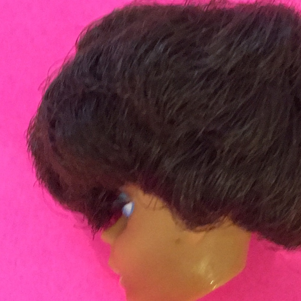 Vintage Barbie brunette bubble cut head only - Picture 3 of 5